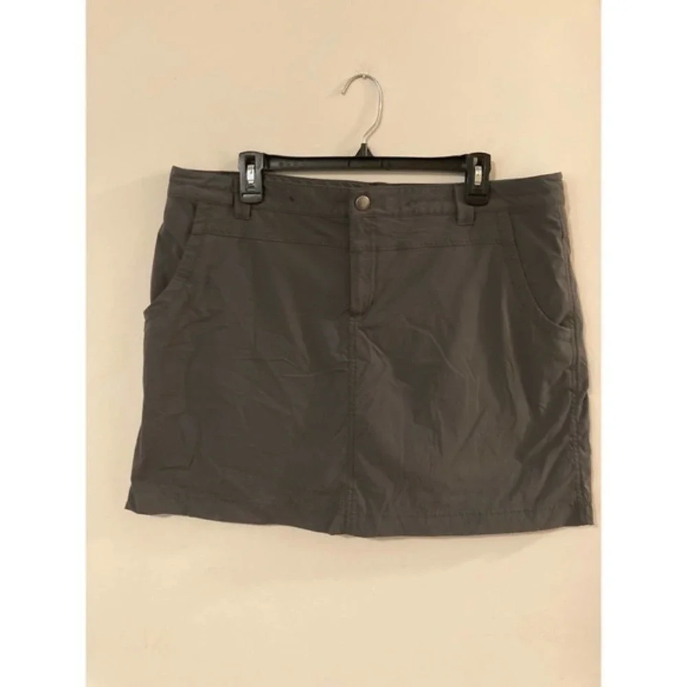 Eddie Bauer Travex Hiking Skort Olive Green Size 16